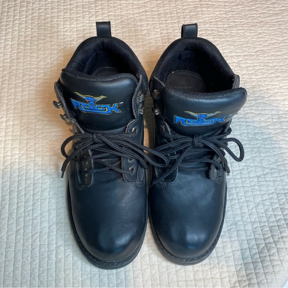 WWF The Rock Men’s Black Work Boots. Size 10 M - Picture 2 of 13